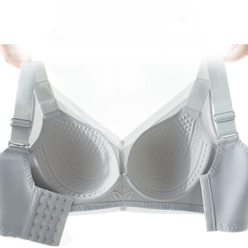 Sexy Large Size Adjustable Non-marking Underwear Female Thin Section of Large Breasts On The Support Anti-slip Polymerization To Collect Breasts Bra
