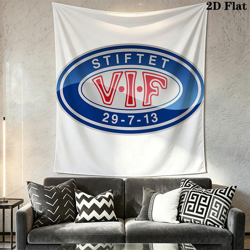 Vålerenga Wall Hanging Printed Fabric Blanket Decorative Tapestries for Bedroom Living Room Home Decor