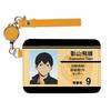 K Company Haikyu!! Pass Case with Reel, Tobio Kageyama, HQ-RT-KA, H7.3 X W10.6 X D0.7cm