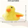 1pc Interactive Cat Toy, Indoor Kitten Play,Flapping Wing Duck, Entertainment Companion,Plush Material, USB Rechargeable Battery