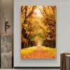 Modern Autumn Leave Rich Tree Canvas Painting Landscape Posters and Prints Wall Art Picture for Home Decoration Cuadros No Frame