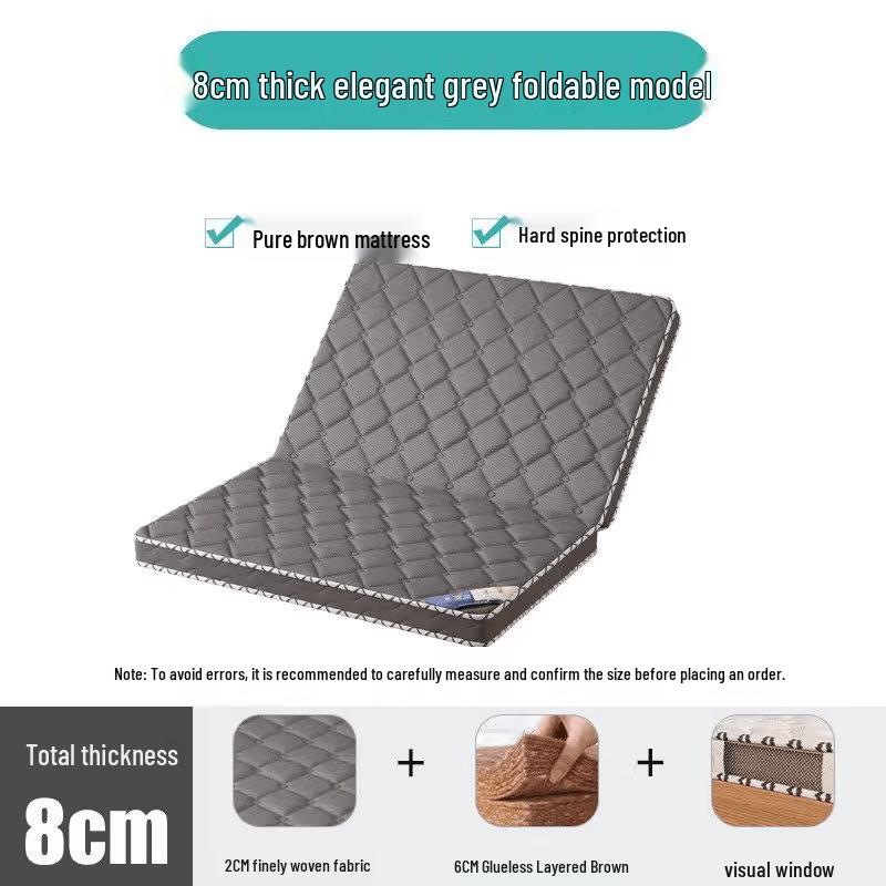 Foldable Natural Coconut Palm Mattress