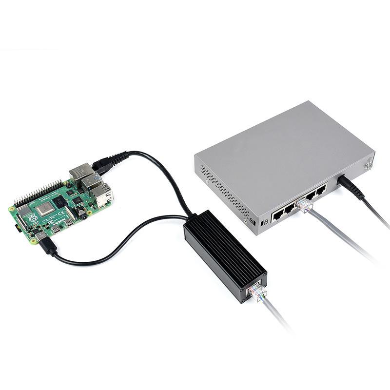 5V/5A Industrial Gigabit PoE Splitter with Type-C/DC Interface & MPS Chip