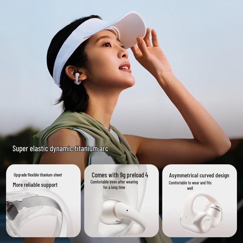 SHOKZ OpenDots 2 E320 Спортивные наушники с открытым акустическим дизайном и клипсами