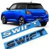 1 шт. Черный / серебристый 3D ABS автомобильный багажник хвост SWIFT буква логотип декоративная эмблема наклейка эмблема автостайлинг аксессуары для SWIFT