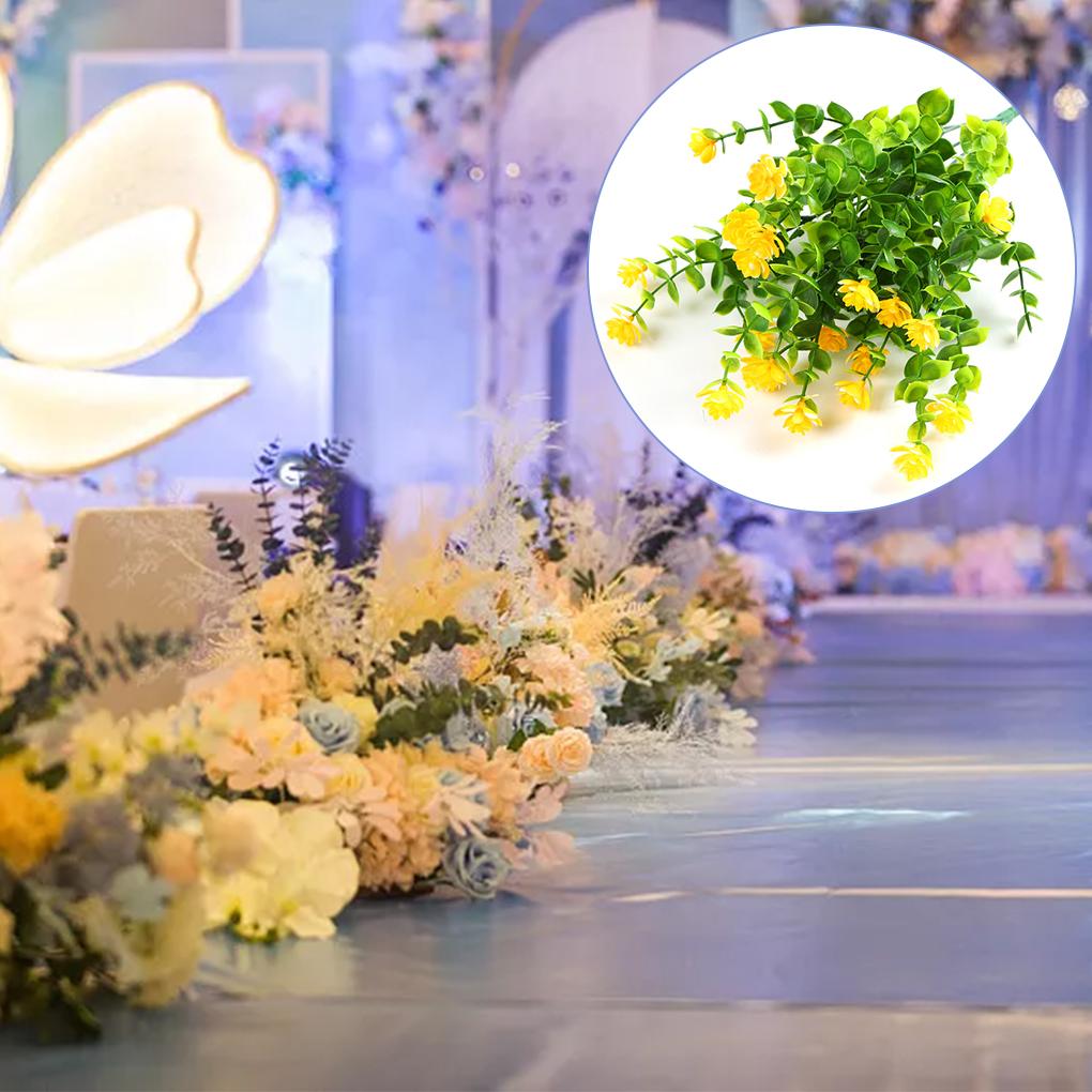 Цветочные пластиковые растения настенные подвесные наружные украшения Компактный размер Мастерство Функциональный Экономия места Домашний декор