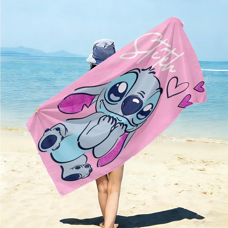 Mickey Minnie Love Towel Large Quick-Drying Microfiber soft S-Square Pants-s Beach Towel for Travel Fitness Bathing Camping. 0730s66