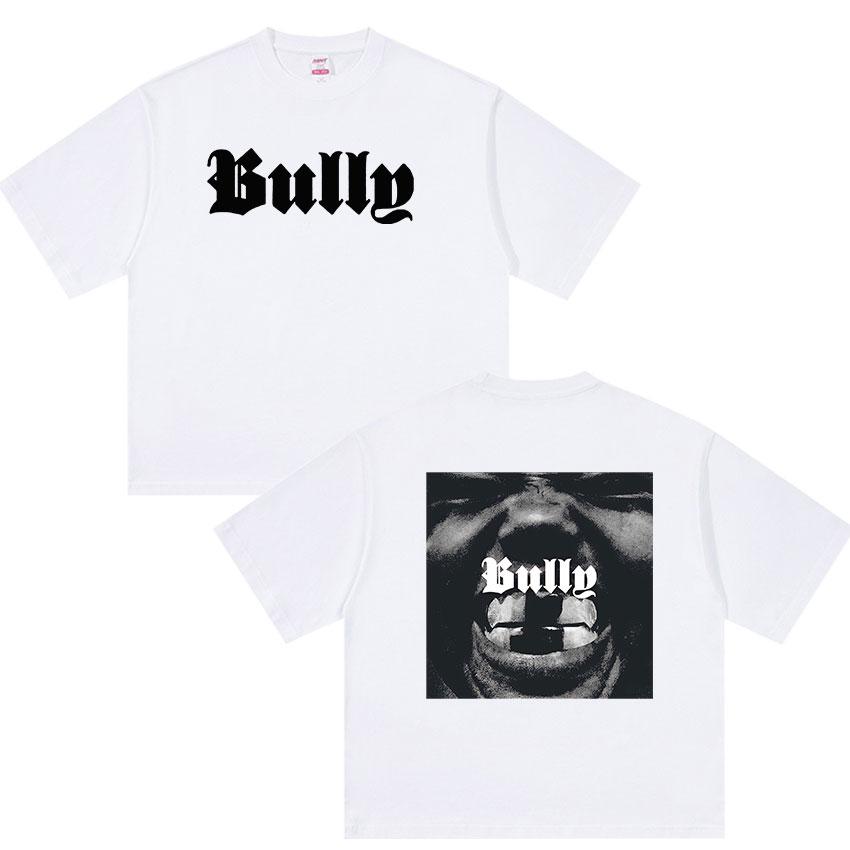 2026 New Album Bully Kanye West Graphic T Shirt Unisexs Rap Gothic Fashion Oversized Cotton Tshirt Retro Hiphop Clothing Tshirts