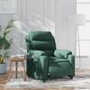 Electric Recliner Chair Dark Green Velvet