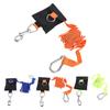 Scuba Diving Lanyard 2.6M Nylon BCD Side Mount Anti Lost Strap Underwater Safety Rope with Stainless
