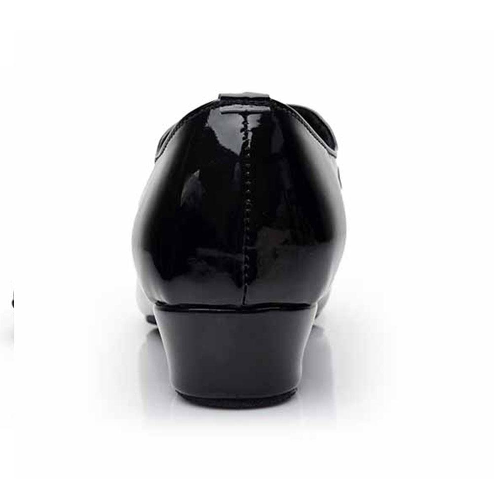 Размер 34-45 Мальчики Взрослые Мужчины Обувь для латиноамериканских танцев Мягкая подошва Бальные Стандартные танцевальные туфли Каблук 3,5 см