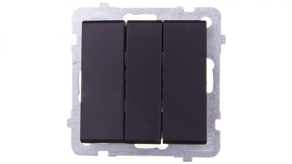 Sonata Triple Connector Black Metallic Łp-13R//33