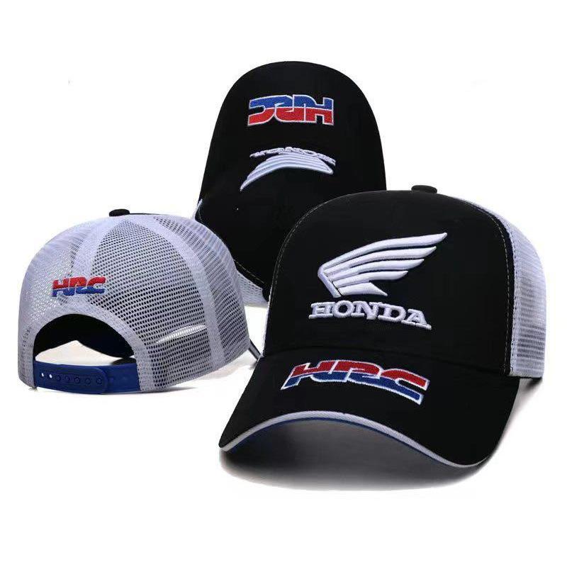 Cool For Honda HRC CB400 CB650F CBF CBR250RR CRF NC750 Motorcycle Embroidered Baseball Cap Hat Adjustable Outdoor Sports Hat KU9