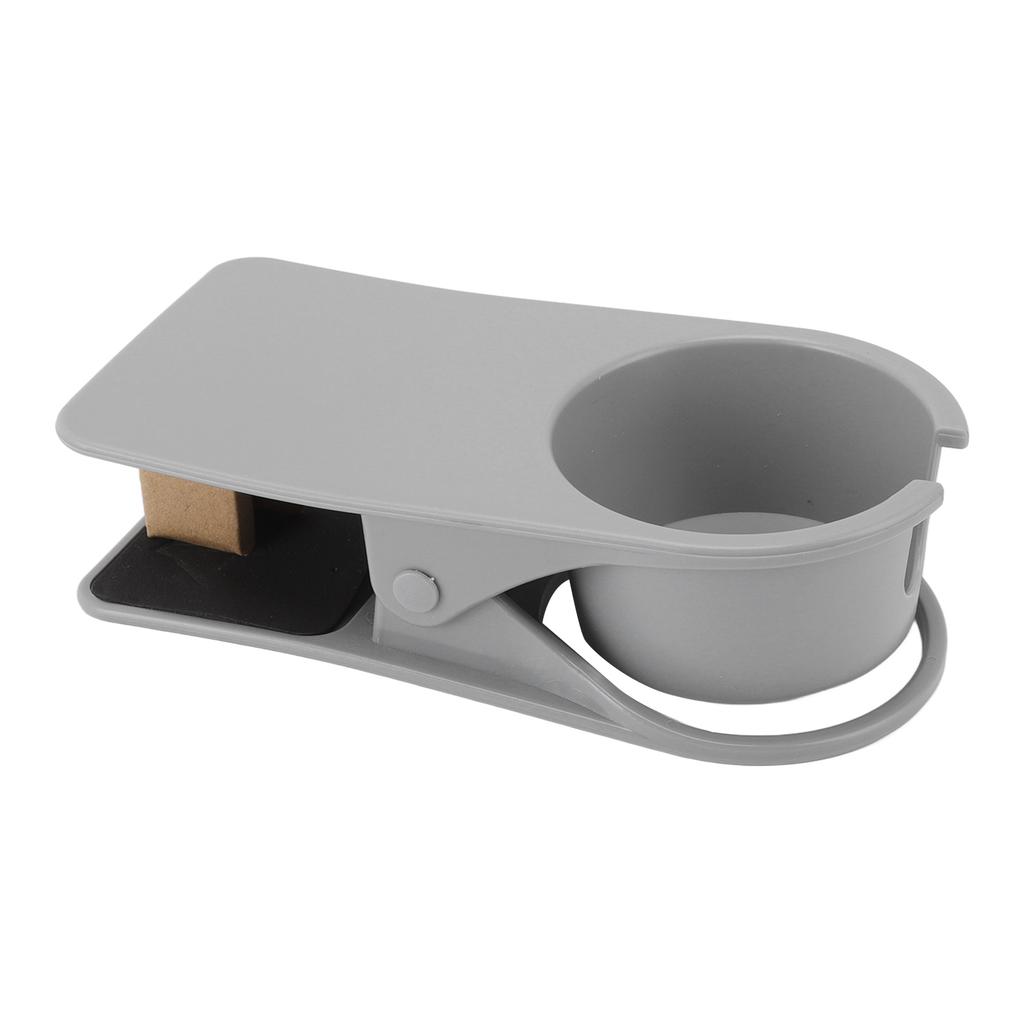 Cup Holder Clip Desk Side Glass Mug Bottle Clamp Stand Plastic for Home Office Storage