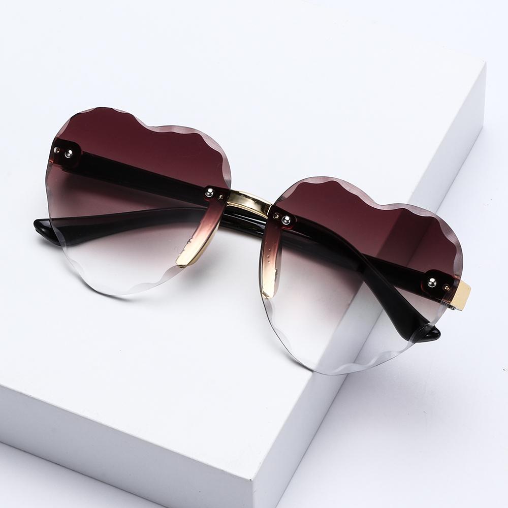 Уличные очки, детские солнцезащитные очки, солнцезащитные очки в форме сердца, защита от ультрафиолета 400, детские солнцезащитные очки