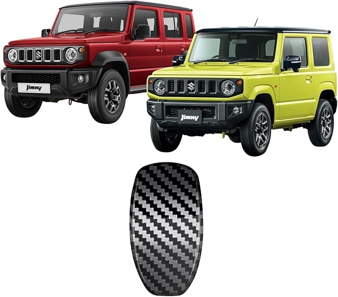 Чехол на ручку переключения передач LIDUN для Suzuki Jimny Nomad Jimny Sierra и Jimny Interior ABS 1 шт. Fiber Cover/Grip JC74W, JB74W, JB64W, Защита для стайлинга,