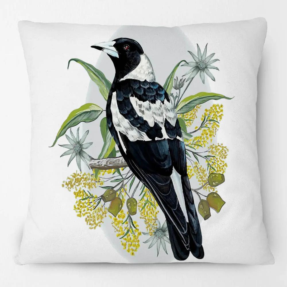 Australian Kookaburra Magpie Cockatoo Lorikeet Galah Birds Animals Painting Cushion Covers Pillow Case For Sofa