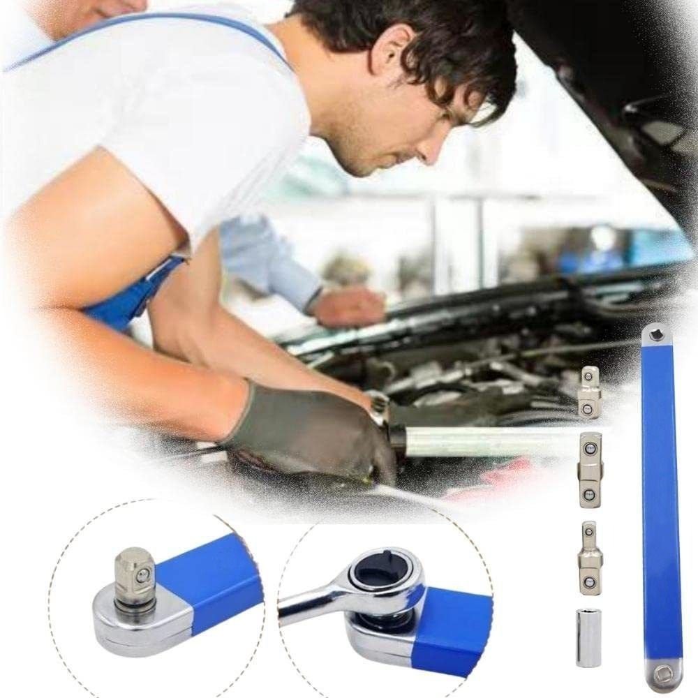 5 Pcs Torque Automotive Garage Tools Ratchet Car Spanner 15.4inch Extension Wrench  Home Tool Set