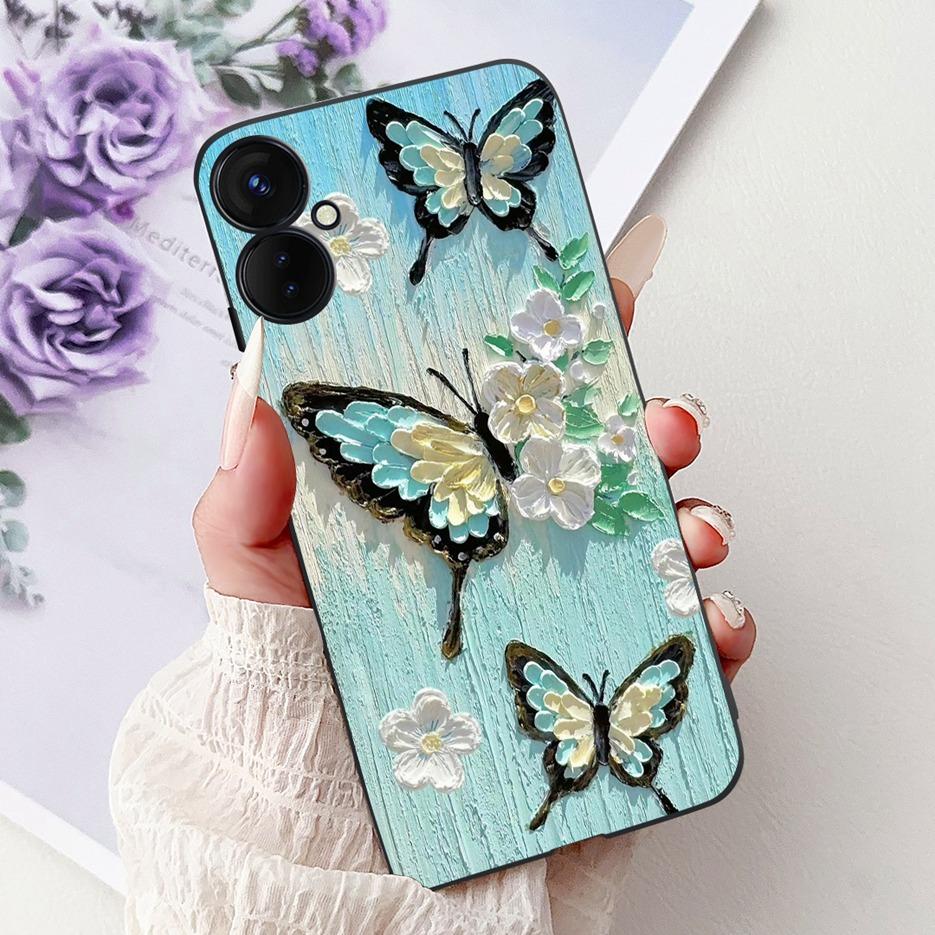 Чехол для Tecno Spark 9 Pro Spark9 Pro KH7n Новый Роскошный Расписной Чехол Мягкий Силиконовый Чехол для Телефона Для Tecno Spark 9T Spark9T KH6 Сумки