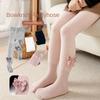 Cotton Warm Tights Thickened Bowknot Pantyhose Cute Children Pantyhose  Winter