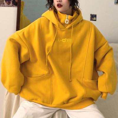 Женская толстовка с капюшоном, модный большой размер, искусственный комплект из двух предметов, повседневный свободный топ, флисовый пуловер