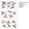 Flying Pet Protection Decal 3Pcs Static Bird Window Clings, Decals, Removable PVC Anti-Collision Bird-friendly Sticker Stickers for Glass Doors