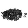 M4 Washers, 120pcs Nylon Flat Washers, 4mm Inner Diameter, 10mm Outer Diameter, 1mm Thick, Insulated for Shower Hoses, Faucet Pipes, and Glass