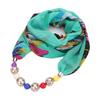 Gorgeous Beads, Circular Ring Scarf, Women's Scarf Accessories, Necklace, Ethnic Scarf