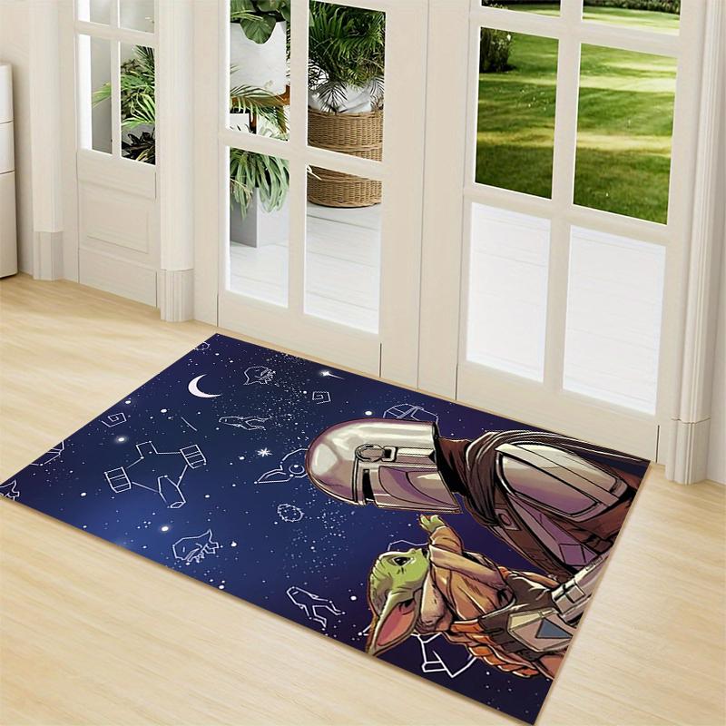 1Pc Darth Vader'S Shadow Carpet Rug Customizable Soft Washable Antislip Home Living Room Sofa Mats Personalized Rug 0917170