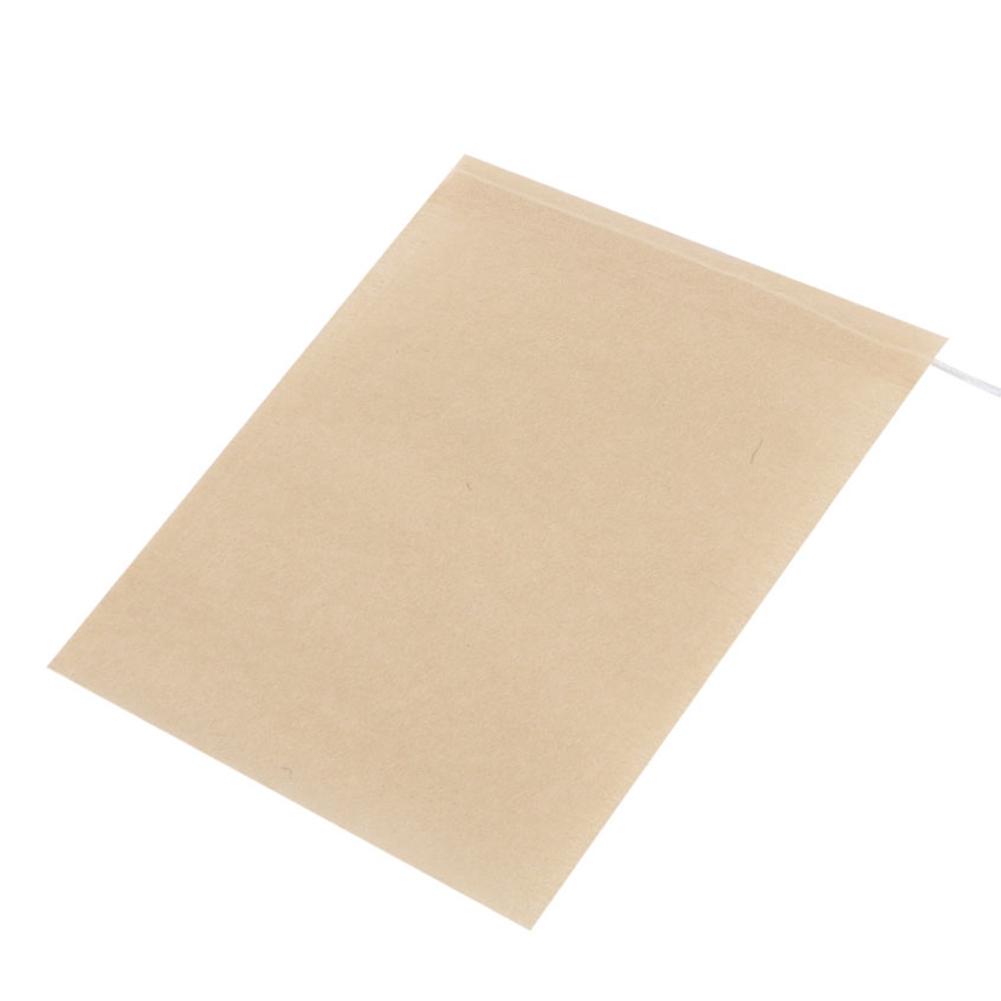 100pcs Disposable Empty T Bags Filter Infuser with Drawstring for Loose Lf T (L)