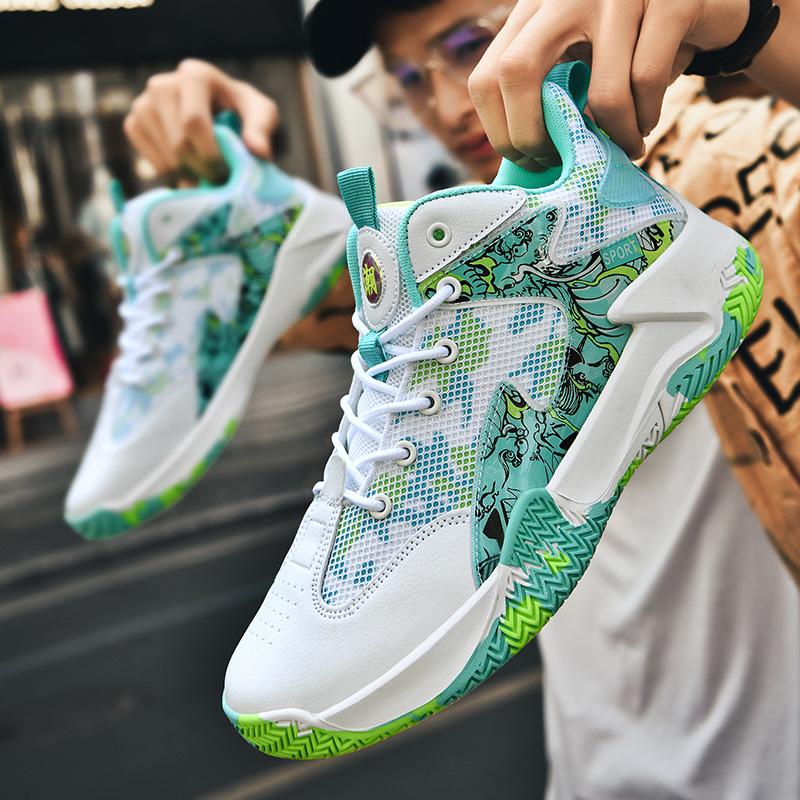 Баскетбольные кроссовки, мужские кроссовки, легкие амортизирующие кроссовки, дышащие кроссовки с сеткой, мужская обувь
