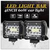 Driving Light 60W  4" LED Combo Work Light Bar Spotlight Off-road Driving Fog Lamp for Truck Boat