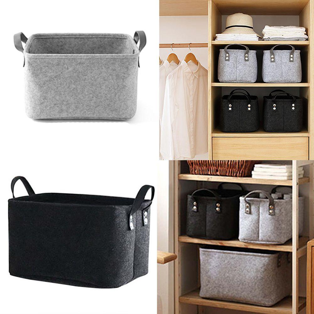 Горячий Контейнер Держатель для Пульта Дистанционного Управления Войлочная Корзина для Хранения Мешочек для Мелочей Органайзер для Одежды