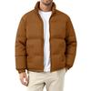 Men's Loose-Fit Casual Down Jacket With Long Sleeves