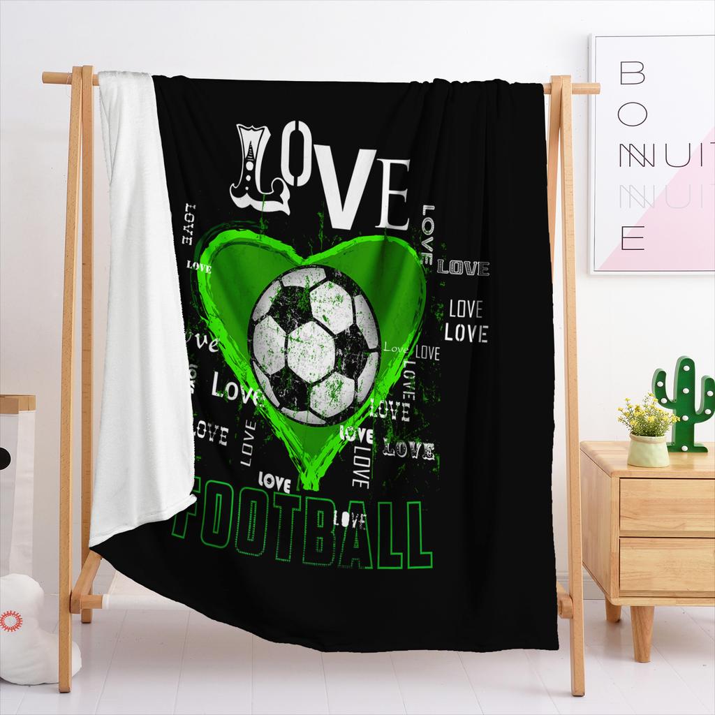 Blanket Flannel Blanket Football World Cup Sports 2D Digital Printing Blanket Blanket