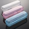 Пластиковый полипропиленовый ящик для хранения детской посуды, цельный, многоцветный, подарочный, канцелярский ящик, без посуды, прозрачная коробка