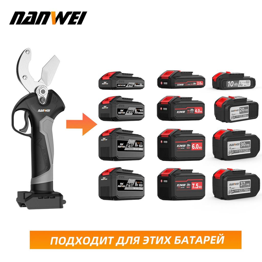 NANWEI Электроинструмент литиевый труборез, макс.. диаметр реза 32 мм, бесщеточный двигатель