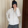 Womens Lightweight Hooded Puffer Jacket Short Loose Fit Warm Cotton Padded Coat Winter 2026