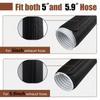 New AC Exhaust Hose Protector Wrap Air Conditioner Hose Insulated Duct Guard AC Hose Duct Ventilation Insulation Covers