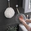 Quick Dry Soft Absorbent Microfiber Towels Hand Towels Kitchen Bathroom Hand Towel Ball With Hanging Loops Cleaning Cloth
