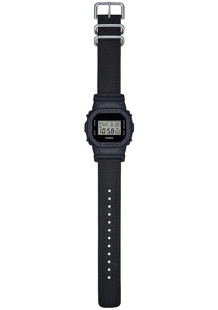 Часы Cross Band Utility черная серия CORDURA Eco Fabric Material Cross Band Black [Casio] G-Shock [] DW-5600BCE-1JF Мужские