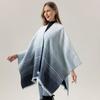 Shawl Female Sweet Wind Gradual Change Scarf Large Shawl Qingdao Seaside Photo Shawl Cape