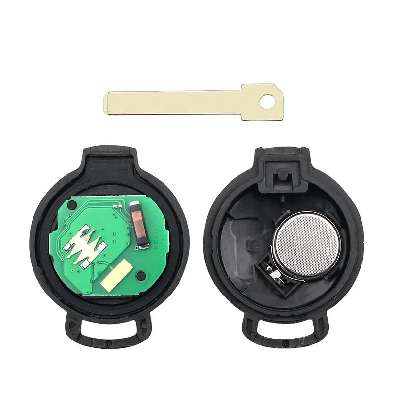 KEYYOU For Mercedes Benz Smart Smart Fortwo 451 2007 2008 2009 2010 2011 2012 2013 3 Buttons ID46 Chip 433Mhz Remote Car Key
