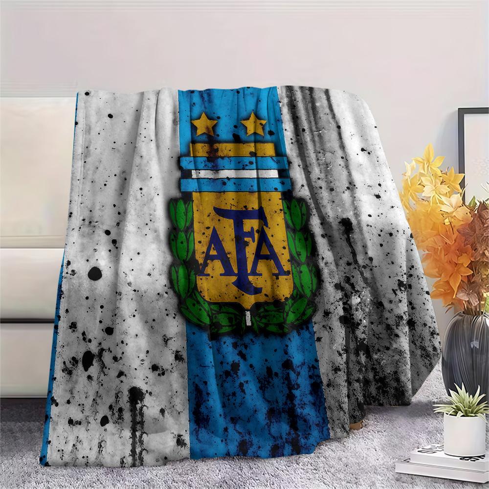 La Albiceleste Flannel Blanket, High quality Comfortable for All Seasons, Home Decor, Warmth and Comfort