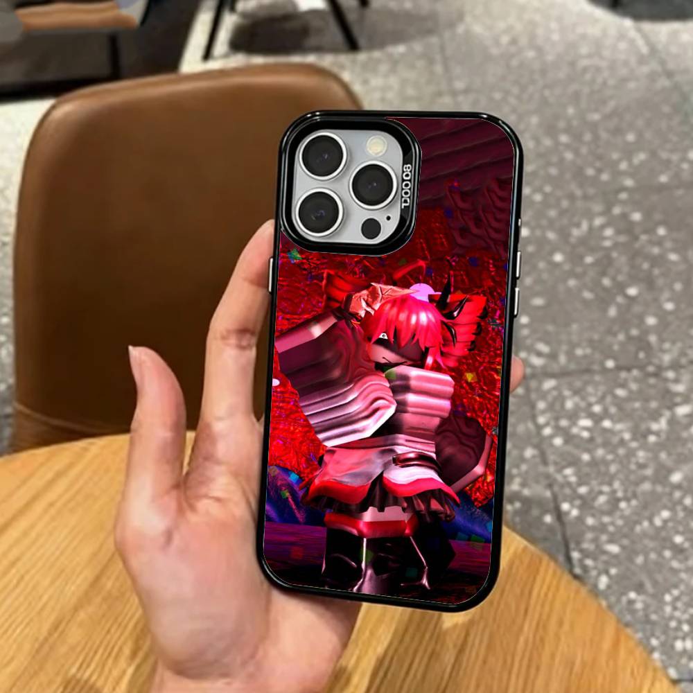 Хоррор-игра T-TwoTime F-Forsaken Чехол для телефона для iPhone 17, 16, 15, 14, 13, 12, 11 Plus, Pro Max Цветной Серебряное покрытие Внутренняя крышка
