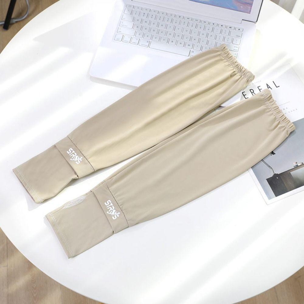 UV Insulation Ice Silk Sleeves Anti-UV Cycling Gloves Breathable Sunscreen Arm Sleeve  Summer