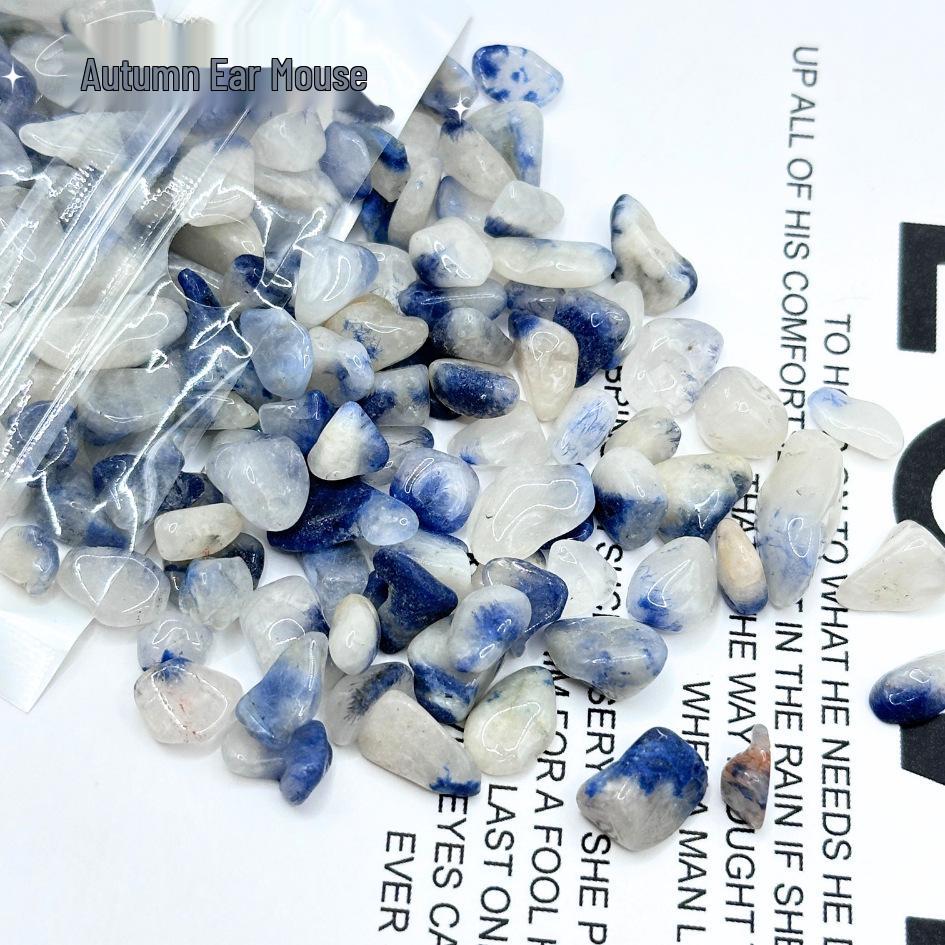 Natural Blue Phantom Quartz Crystal Stone for Purification and Decor In Fish Tanks or Flower Pots