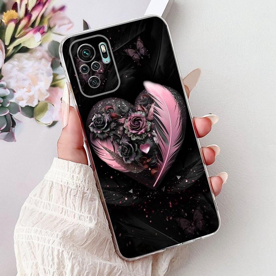 Nice Patterned Case for Xiaomi Redmi Note 10S Cover Silicone Soft TPU Protector Shell for Redmi Note 10 10S Cases Fundas Coque