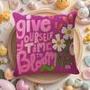 Fun inspirational quotes Cushion Cover Natural Linen Organic Fabric DoubleSided Printing Sofa Home Decor Gift Pillow Cover