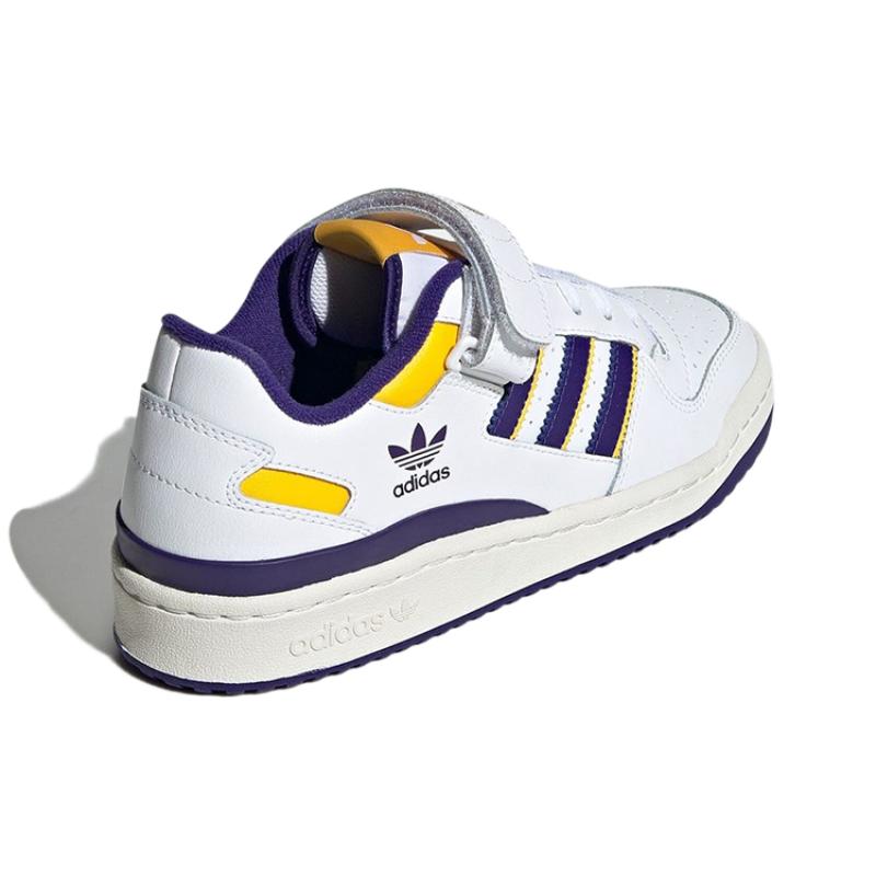 Adidas Оригинальные кроссовки Originals Forum 84 Low Champions 'Бело-фиолетово-желтые' Женские GZ7180